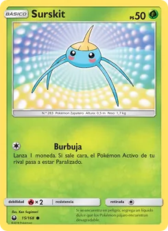 Carta Surskit de la expansión Tormenta Celestial, número 15/168