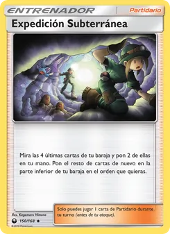 Carta Expedición Subterránea de la expansión Tormenta Celestial, número 150/168