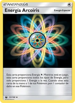 Carta Energía Arcoíris de la expansión Tormenta Celestial, número 151/168