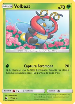 Carta Volbeat de la expansión Tormenta Celestial, número 17/168