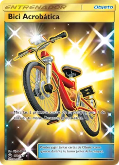 Carta Bici Acrobática de la expansión Tormenta Celestial, número 178/168