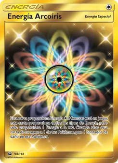 Carta Energía Arcoíris de la expansión Tormenta Celestial, número 183/168