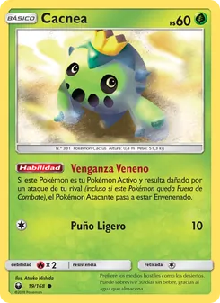 Carta Cacnea de la expansión Tormenta Celestial, número 19/168