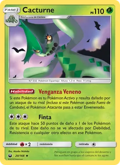 Carta Cacturne de la expansión Tormenta Celestial, número 20/168