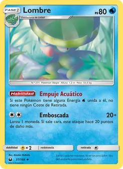 Carta Lombre de la expansión Tormenta Celestial, número 37/168
