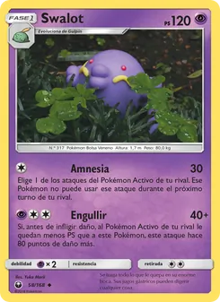 Carta Swalot de la expansión Tormenta Celestial, número 58/168
