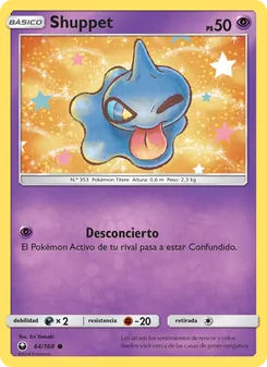 Carta Shuppet de la expansión Tormenta Celestial, número 64/168