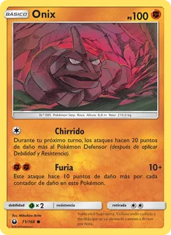 Carta Onix de la expansión Tormenta Celestial, número 71/168