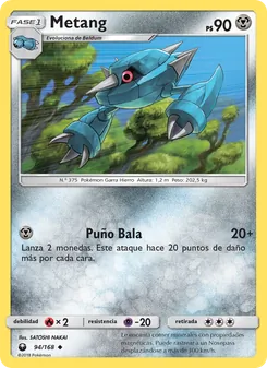 Carta Metang de la expansión Tormenta Celestial, número 94/168