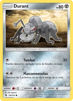 Carta Durant de la expansión Truenos Perdidos, número 128/214