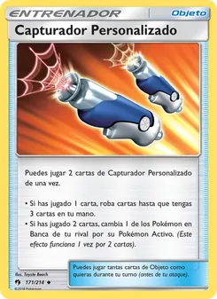 Carta Capturador Personalizado de la expansión Truenos Perdidos, número 171/214