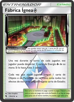 Carta Fábrica Ígnea ◇ de la expansión Truenos Perdidos, número 178/214