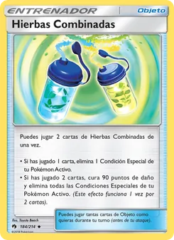 Carta Hierbas Combinadas de la expansión Truenos Perdidos, número 184/214