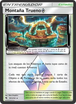 Carta Montaña Trueno ◇ de la expansión Truenos Perdidos, número 191/214