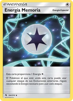 Carta Energía Memoria de la expansión Truenos Perdidos, número 194/214