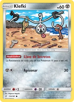 Carta Klefki de la expansión Union de Aliados, número 110/181