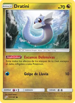 Carta Dratini de la expansión Union de Aliados, número 117/181