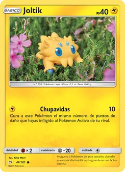 Carta Joltik de la expansión Union de Aliados, número 47/181