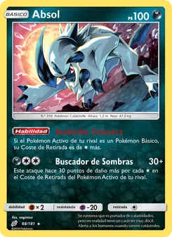 Carta Absol de la expansión Union de Aliados, número 88/181
