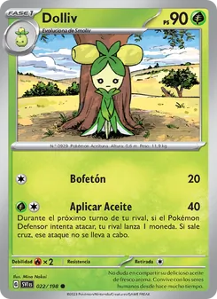 Carta Dolliv de la expansión Escarlata y Púrpura, número 022/198