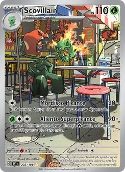 Carta Scovillain de la expansión Escarlata y Púrpura, número 202/198