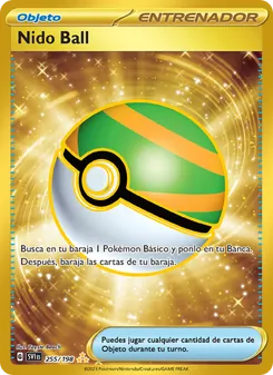 Carta Nido Ball de la expansión Escarlata y Púrpura, número 255/198