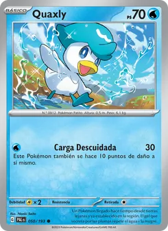 Carta Quaxly de la expansión Evoluciones en Paldea, número 050/193