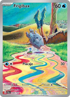 Carta Frigibax de la expansión Evoluciones en Paldea, número 208/193