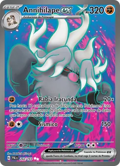 Carta Annihilape ex de la expansión Evoluciones en Paldea, número 242/193