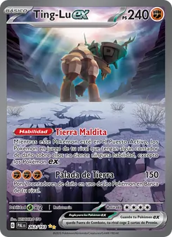 Carta Ting-Lu ex de la expansión Evoluciones en Paldea, número 263/193