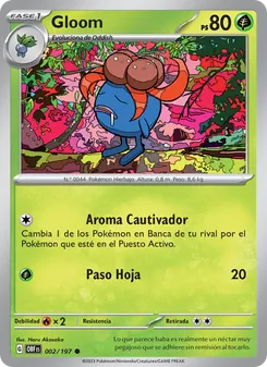 Carta Gloom de la expansión Llamas Obsidianas, número 002/197