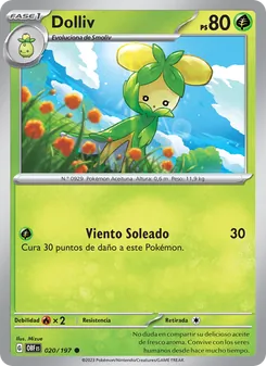 Carta Dolliv de la expansión Llamas Obsidianas, número 020/197