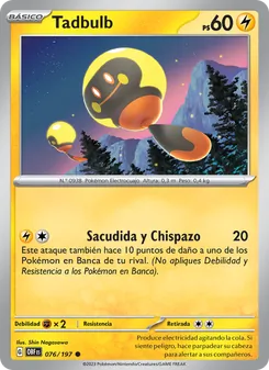 Carta Tadbulb de la expansión Llamas Obsidianas, número 076/197