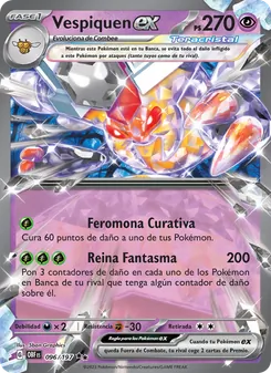 Carta Vespiquen ex de la expansión Llamas Obsidianas, número 096/197