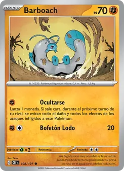 Carta Barboach de la expansión Llamas Obsidianas, número 108/197