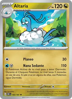 Carta Altaria de la expansión Llamas Obsidianas, número 160/197