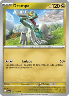 Carta Drampa de la expansión Llamas Obsidianas, número 161/197