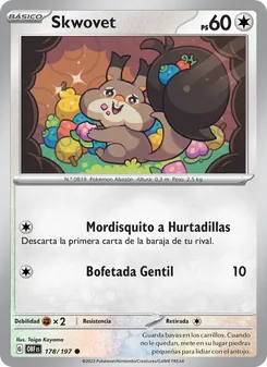 Carta Skwovet de la expansión Llamas Obsidianas, número 178/197