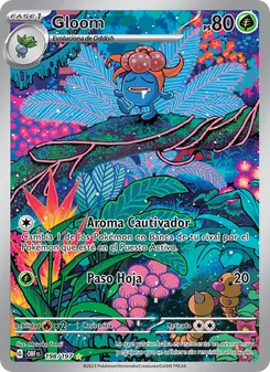 Carta Gloom de la expansión Llamas Obsidianas, número 198/197