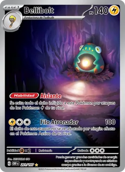 Carta Bellibolt de la expansión Llamas Obsidianas, número 201/197