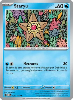 Carta Staryu de la expansión 151, número 120/165
