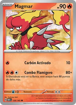 Carta Magmar de la expansión 151, número 126/165
