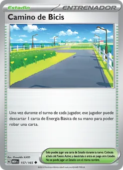 Carta Camino de Bicis de la expansión 151, número 157/165
