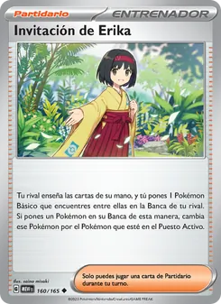 Carta Invitación de Erika de la expansión 151, número 160/165