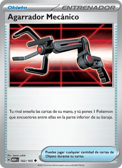 Carta Agarrador Mecánico de la expansión 151, número 162/165