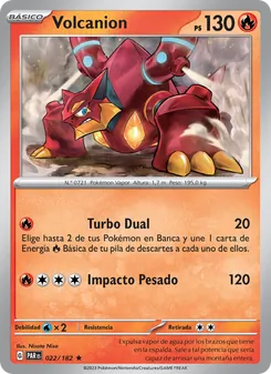 Carta Volcanion de la expansión Brecha Paradójica, número 022/182