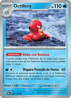 Carta Octillery de la expansión Brecha Paradójica, número 034/182