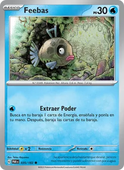 Carta Feebas de la expansión Brecha Paradójica, número 035/182
