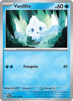 Carta Vanillite de la expansión Brecha Paradójica, número 043/182