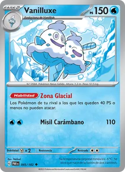 Carta Vanilluxe de la expansión Brecha Paradójica, número 045/182